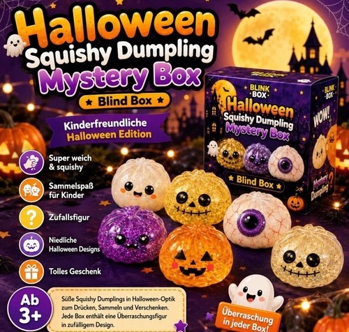 Halloween dumpling squishy - dumpling,