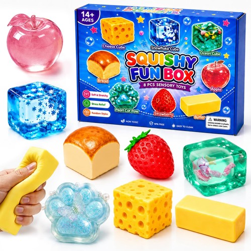 Squishy fun box set stück - box,