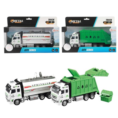 Metal city lastwagen toi toys - lastwagen,