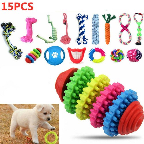 15tlg set hunde spielzeug aus - spielzeug,