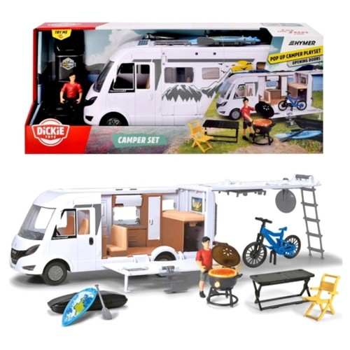 Dickie toys camper - camper, weiß