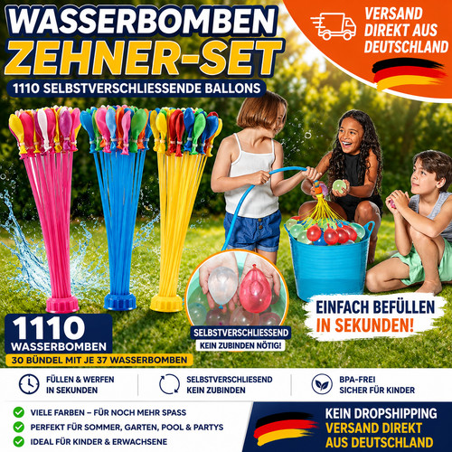1110 stück wasserballon - 1110,