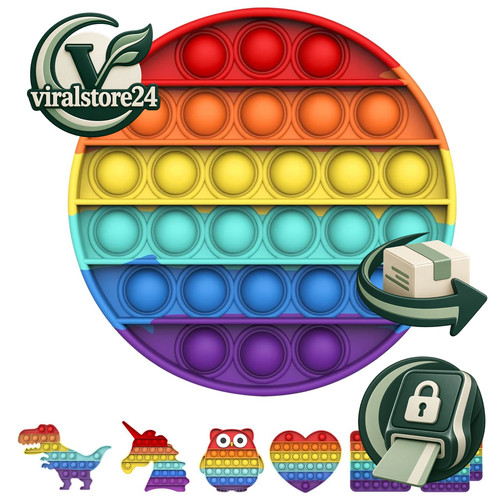 Silikon push pop - push,