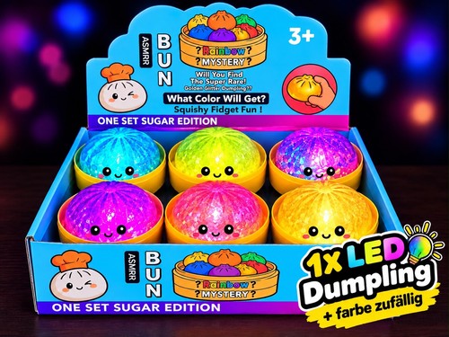 Led dumpling squishy set - 1x,