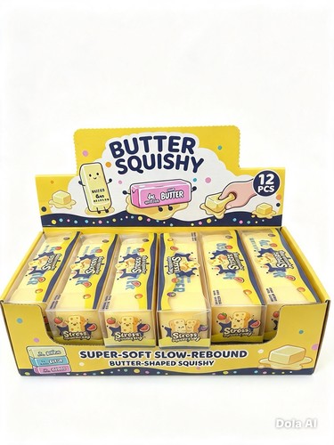 Crunchy butter squishy 4oz - crunchy,